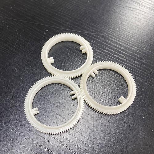 浙江萧山模具厂家 尼龙大小齿轮斜齿轮涡轮产品 注塑模具设计制造